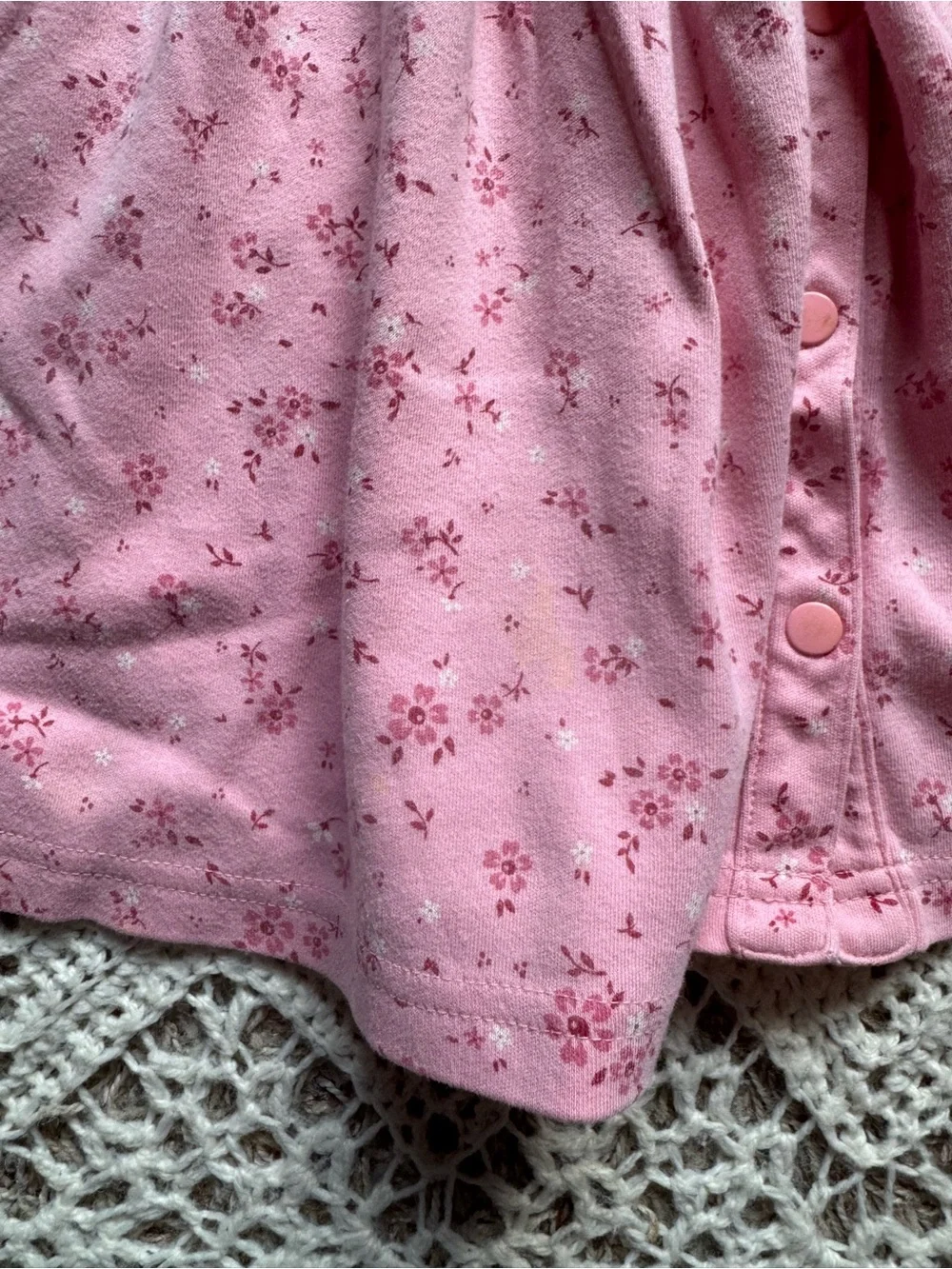 Vintage Gymboree Navy Mushroom Dress Pink Floral 3T Early 2000’s